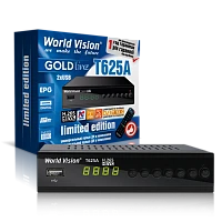 Цифровая приставка World Vision T625A эфирный DVB-T2/C приставка бесплатное тв TV-тюнер медиаплеер от магазина Электроника GA