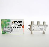 делитель сигнала 5-2400 мгц, 4-way  dvs-s104:  divisat  (300)  фото