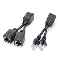 переходник орбита ot-vnp31 rj-45 для двух параллельных 10/100 мб/с подключений  фото